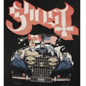 Ghost Ultimate Tour Named Death 2019 Band T Shirt Black Mens Small